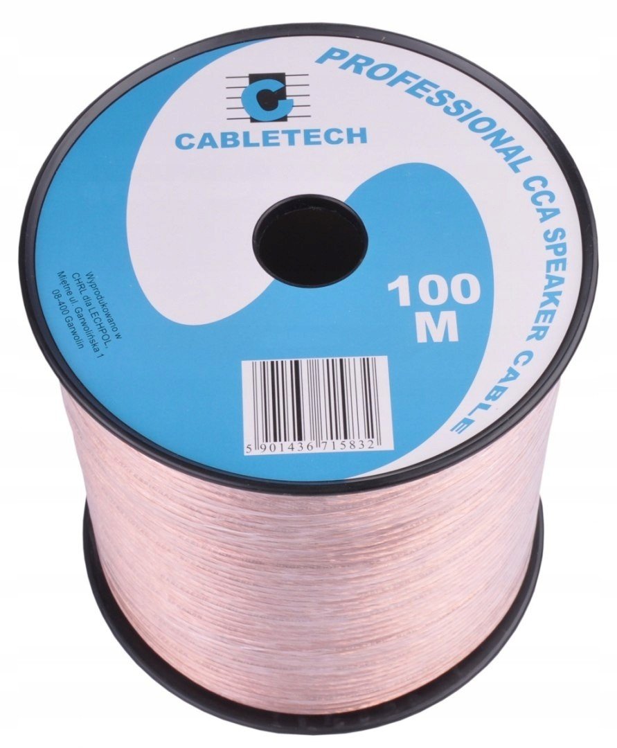 Reproduktorový kabel Cca 0.50mm Cabletech