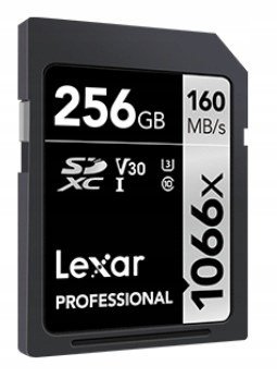 Lexar Sdxc Professional 256 Gb 160 MB/s U3 V30 1066x