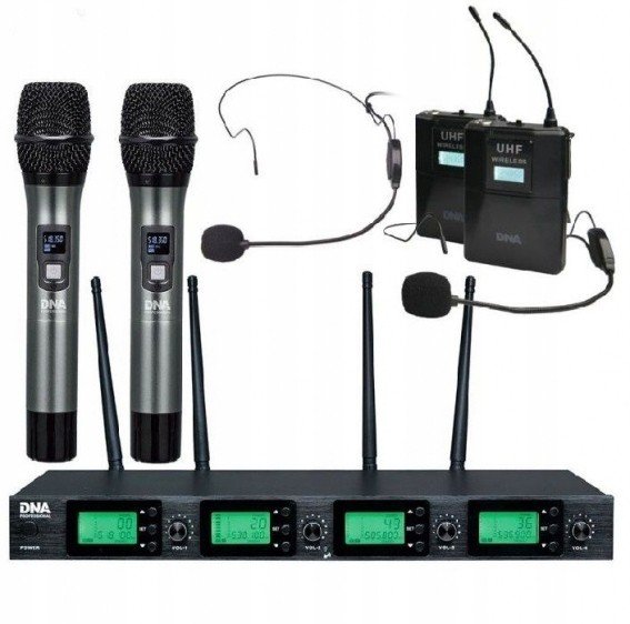 Dna RV-4 MIX sada bezdrátových mikrofonů