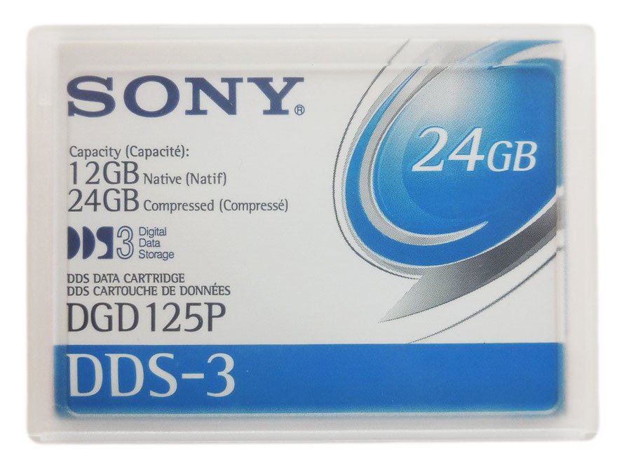 Nová Páska Sony DGD125P 24GB DDS-3 Data Cartridge