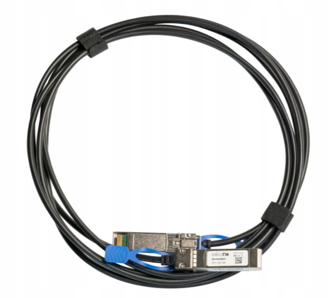 Kabel MikroTik XS+DA0003 3m černý