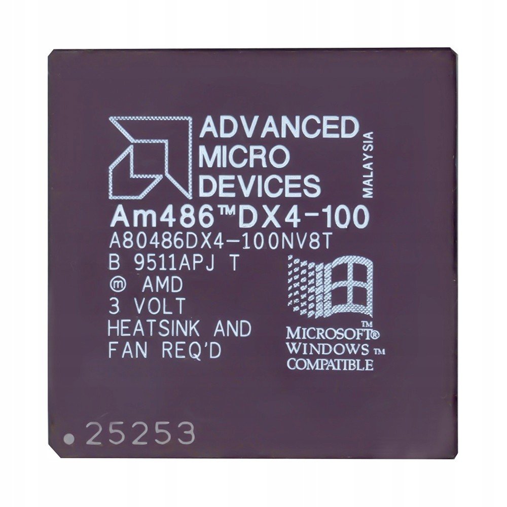 Amd A80486DX4-100NV8T 100MHz PGA168