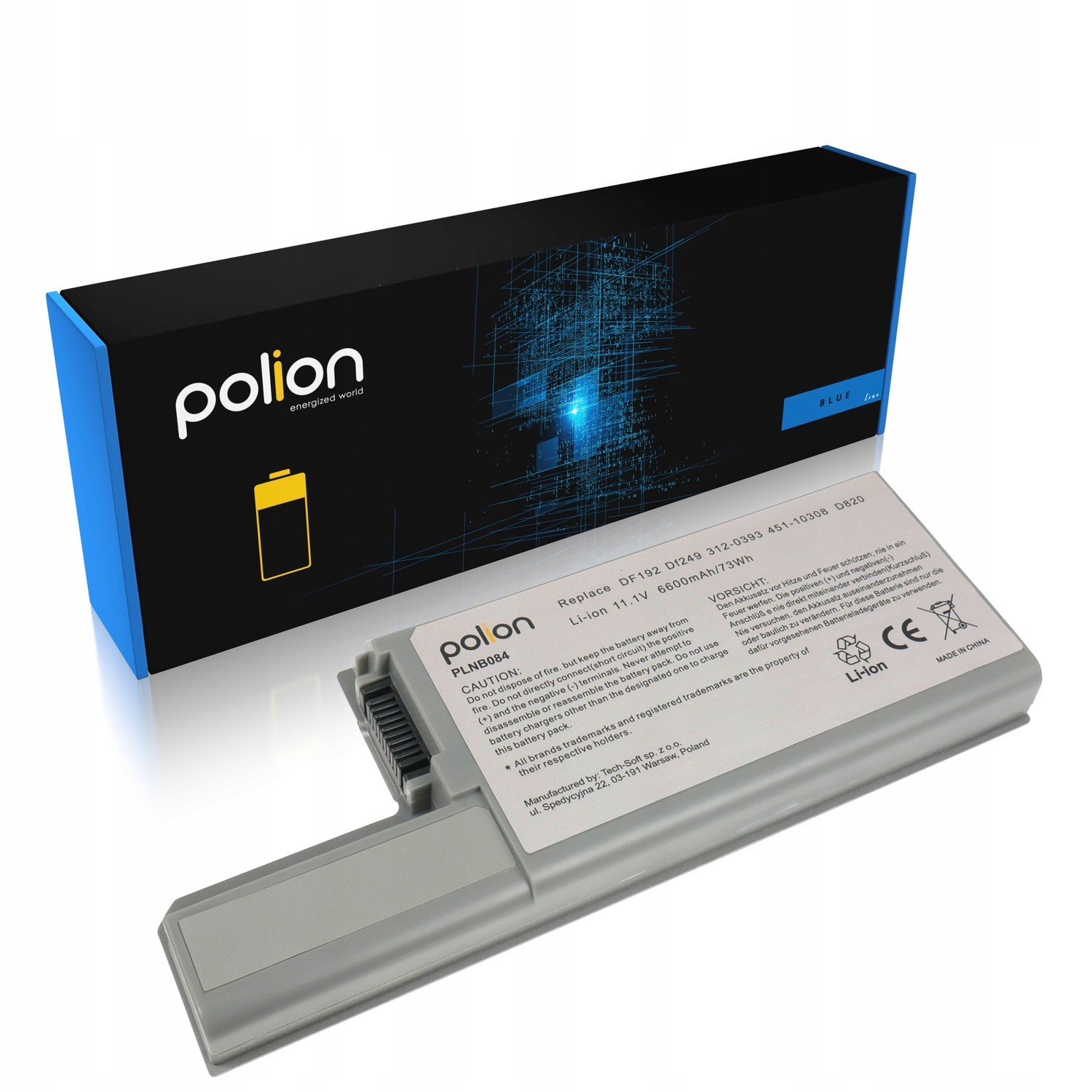 Baterie pro Dell Latitude D820 D830 D531 Velká