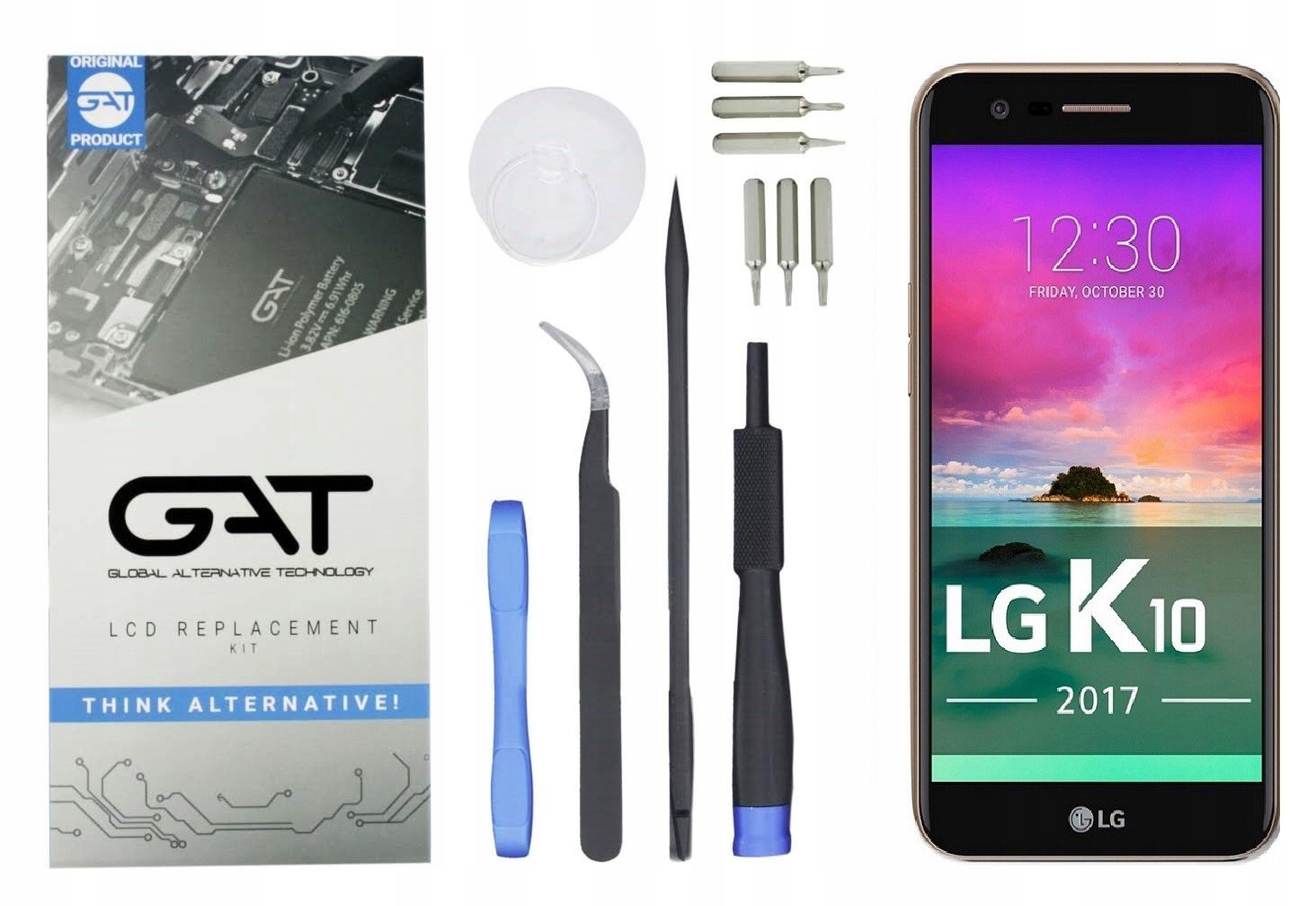 LCD Displej Dotykový Rámeček Lg K10 2017 M250 M250N