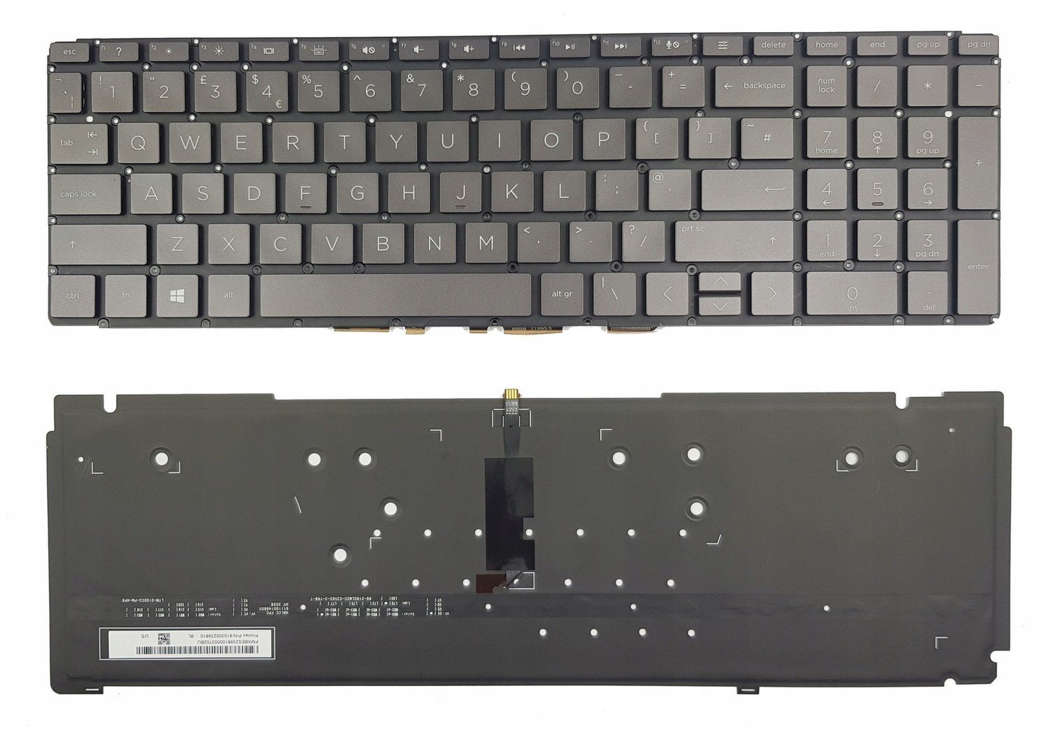 Hp Spectre 15-EB klávesnice podsvícení L95657