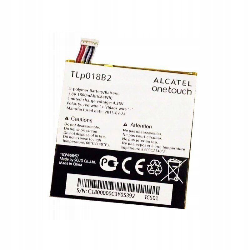 Baterie Alcatel 6030 1800 Mah V1 CAC1800008C2