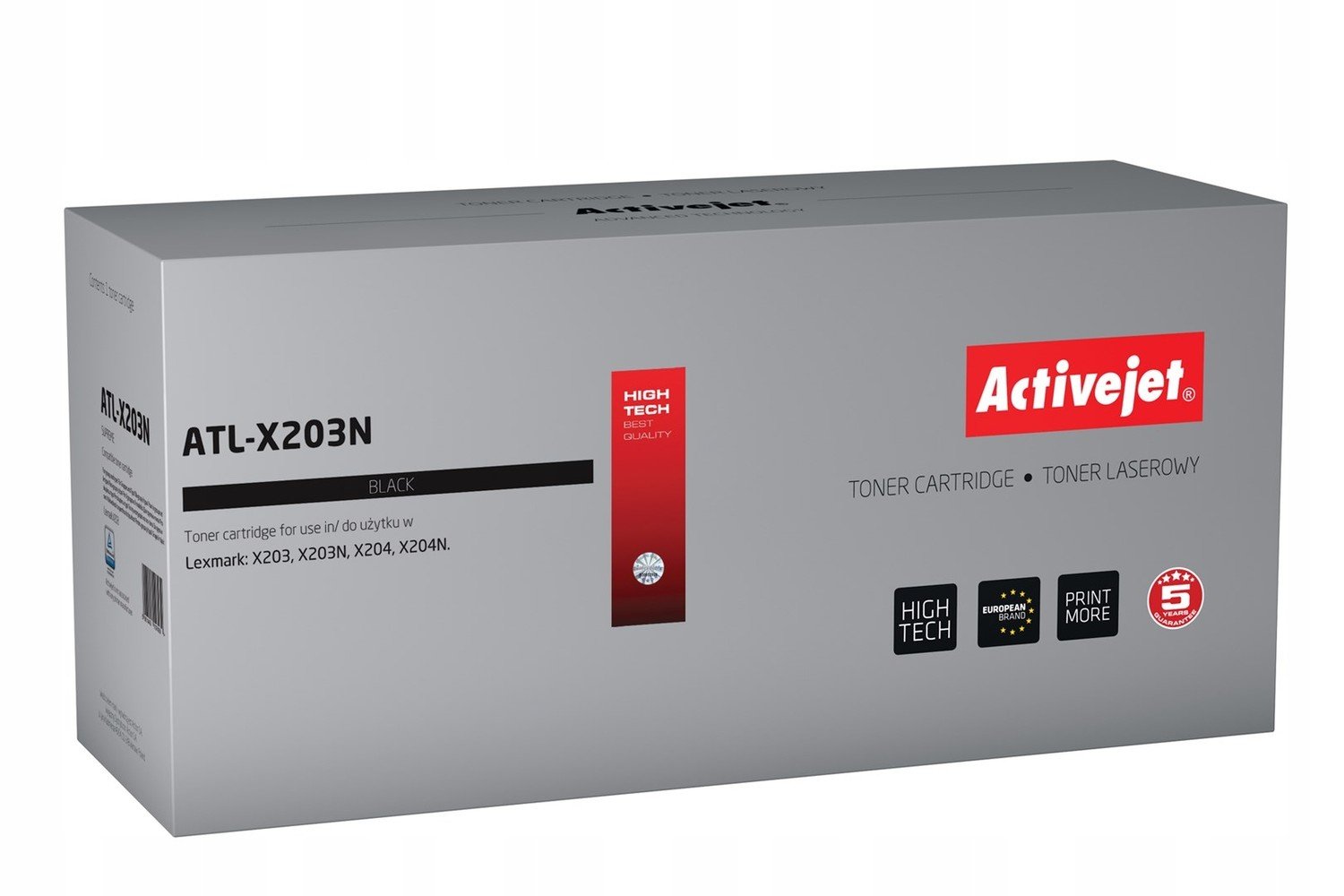 Toner ActiveJet ATL-X203N Lexmark černý X203A21G