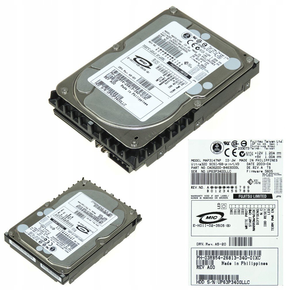 Dell 03R854 147 Gb 10 000 ot./min. 8 Mb 3,5