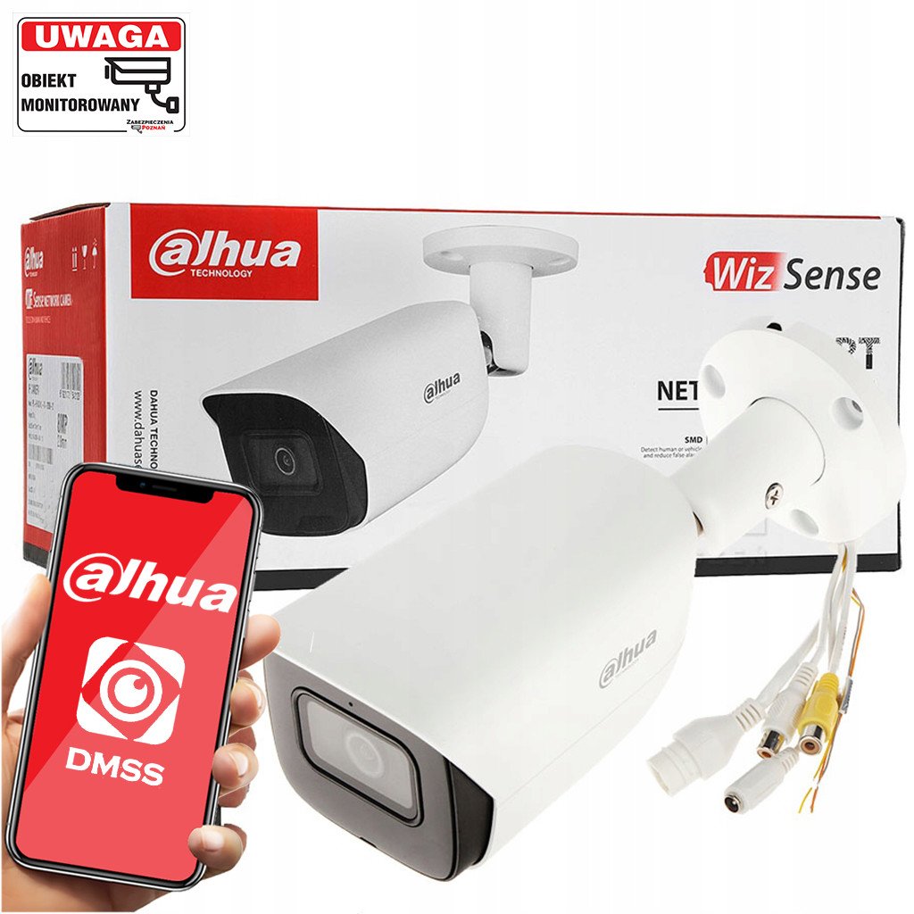 Ip kamera Dahua 8 Mpx WizSense StarLight Analytika