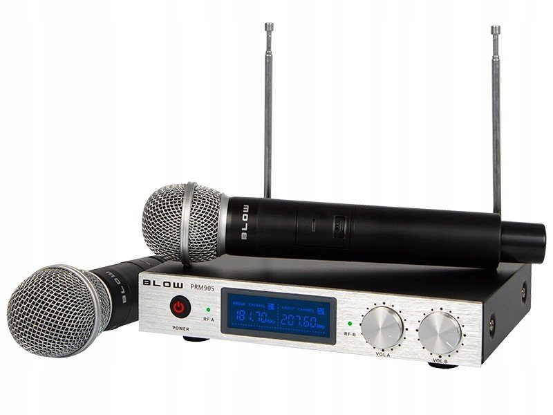 Blow karaoke set 2 Vhf bezdrátové mikrofony