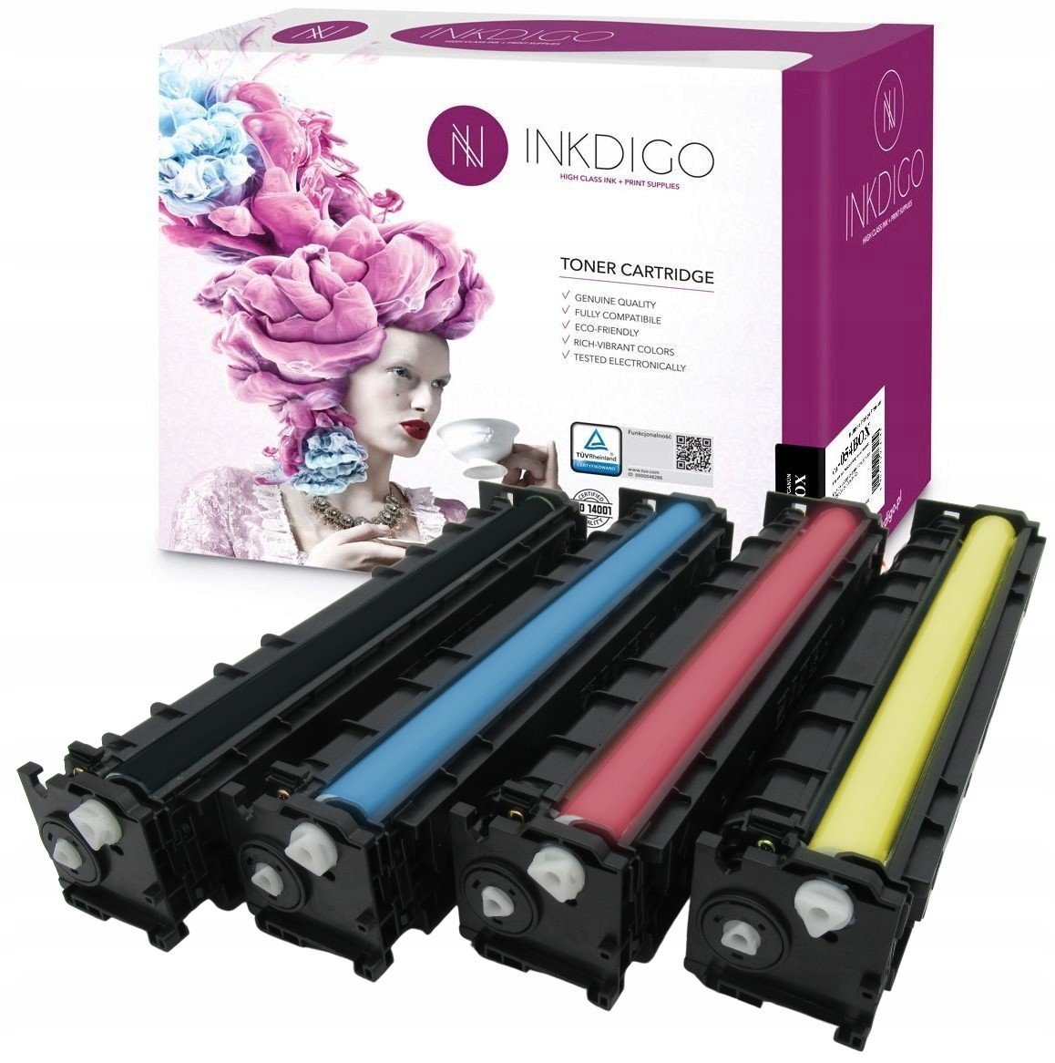 4x Toner Canon pro CRG054H i-SENSYS MF644Cdw MF645