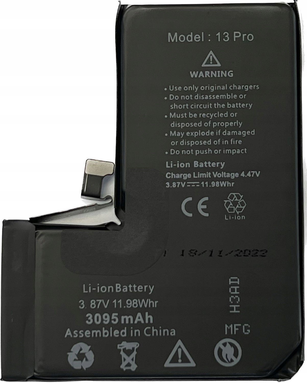 Baterie pro Apple iPhone 13 Pro 3095 mAh