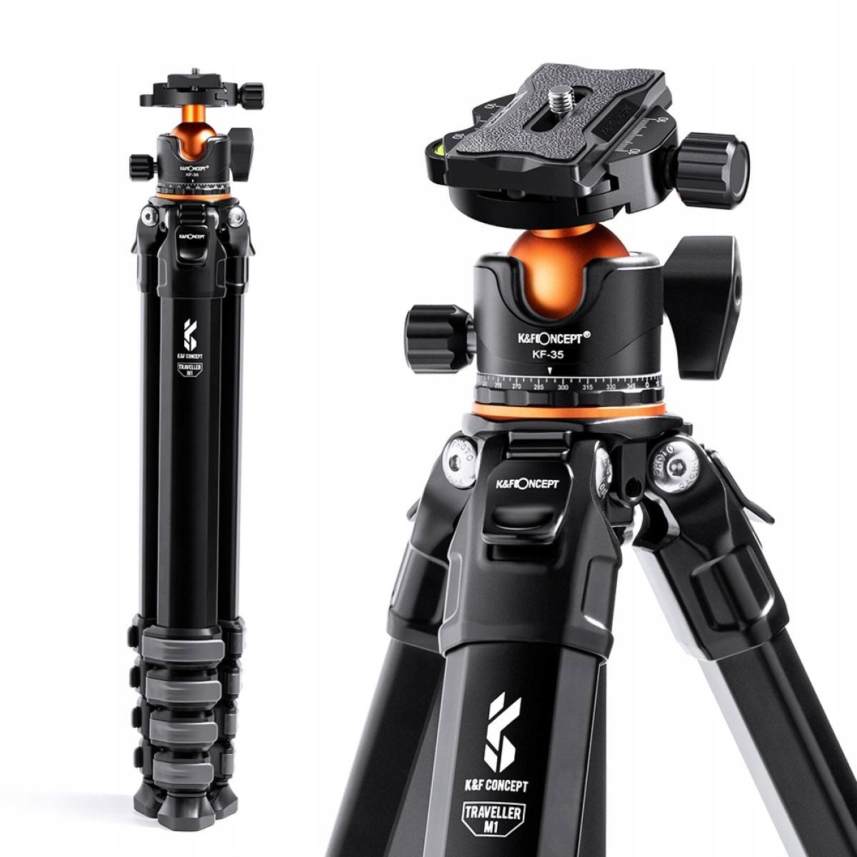 Tripod/stativ Monopod K&f Traveller M1 15KG zátěž