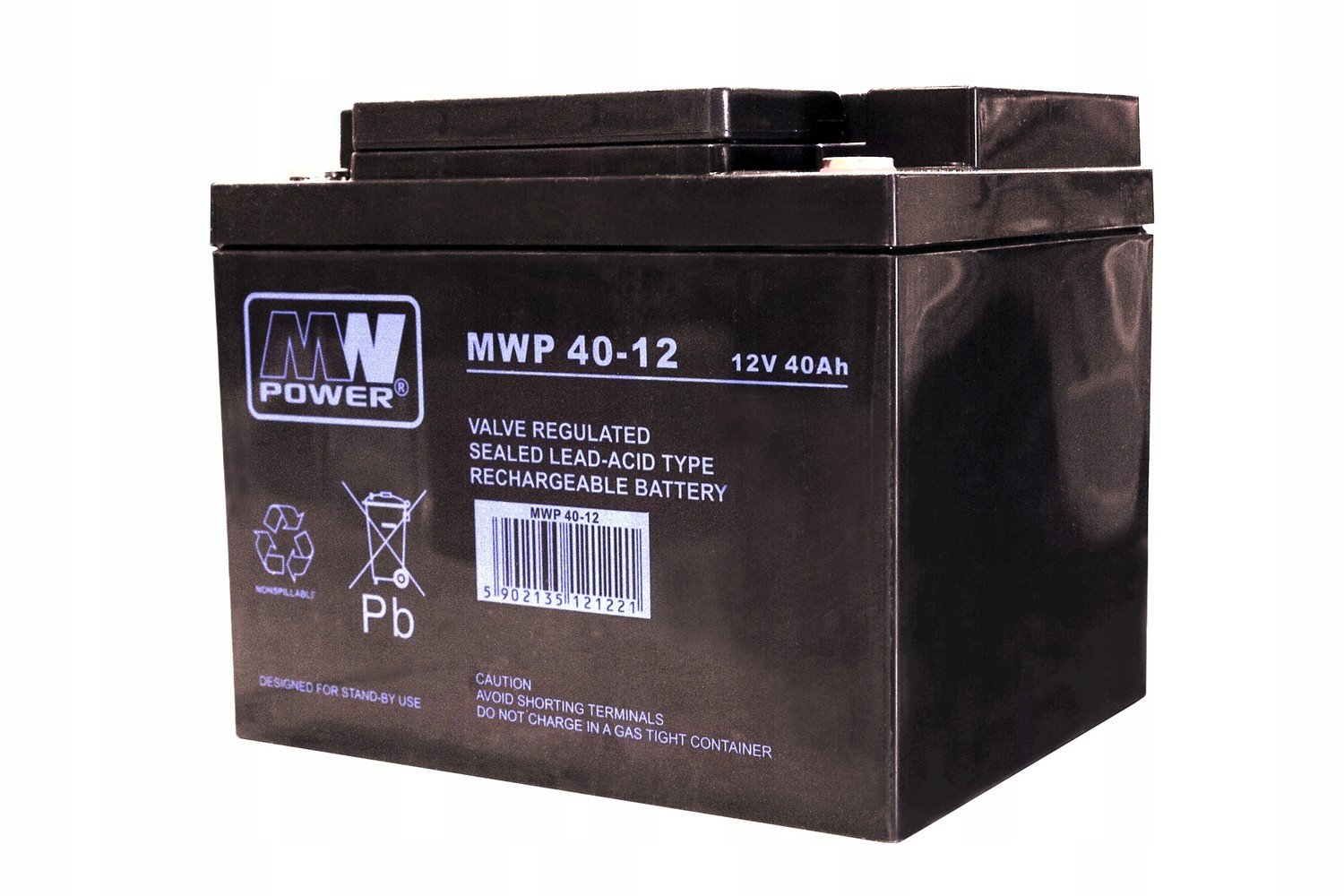 Baterie Mwp 40-12 Agm 12V 40Ah Mw Power