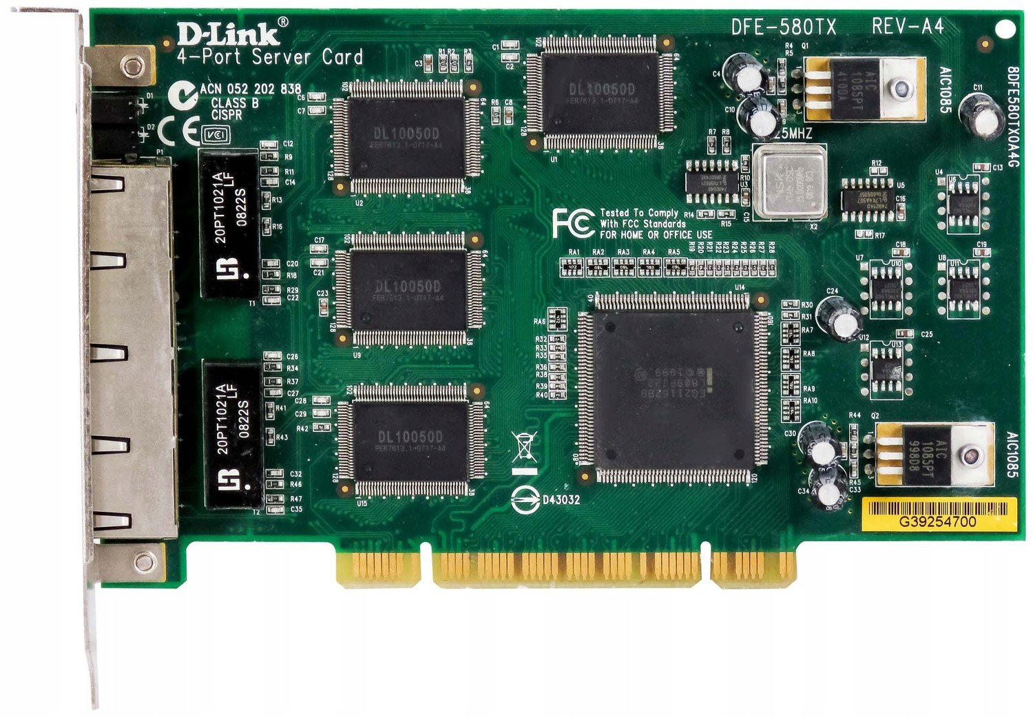 D-link DFE-580TX 4-PORT 10/100Mbps Pci