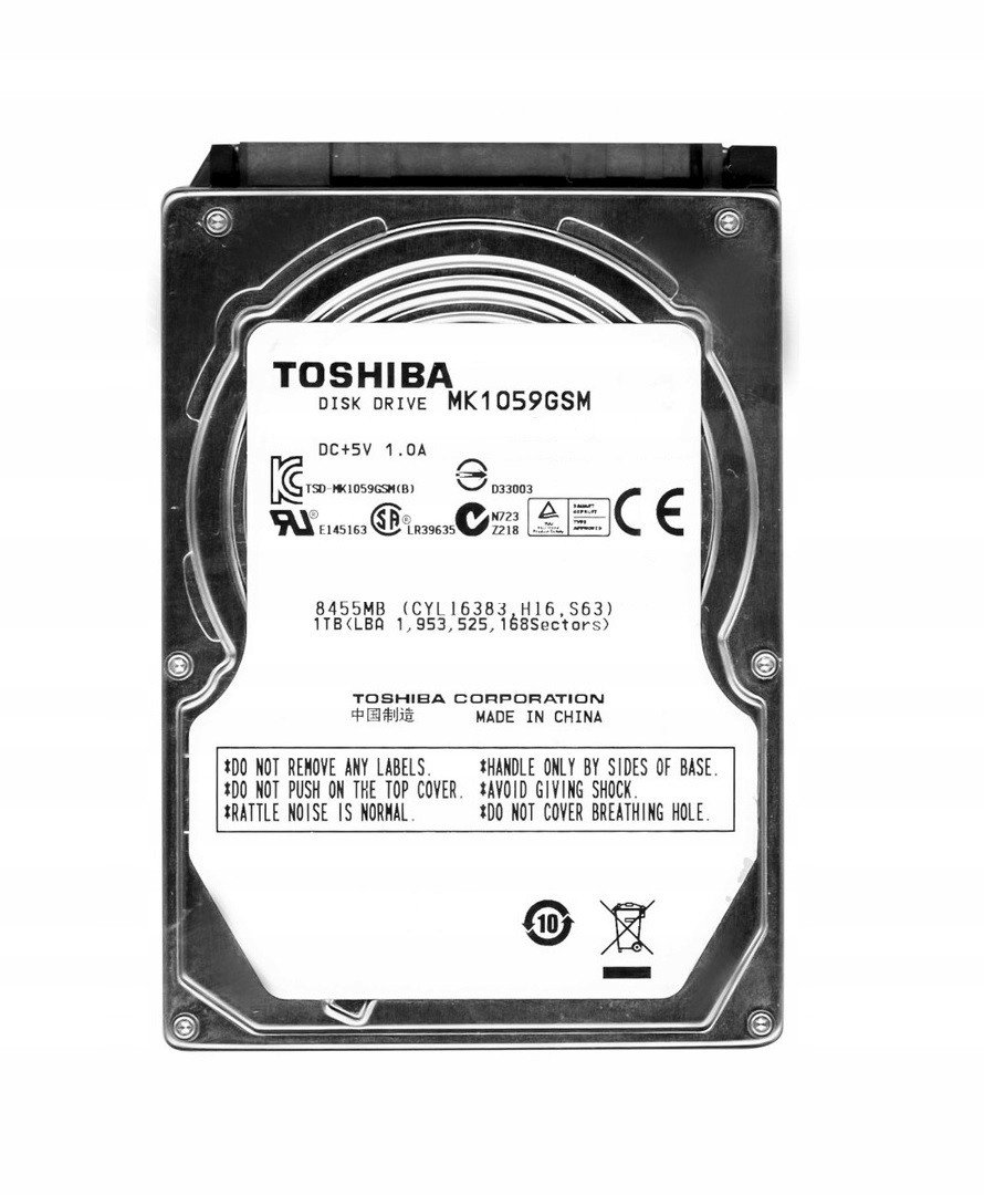 Pevný Disk Toshiba MK1059GSM 1TB 2.5