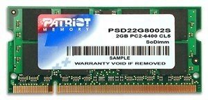 Paměť Patriot Memory Signature PSD22G8002S (DDR2