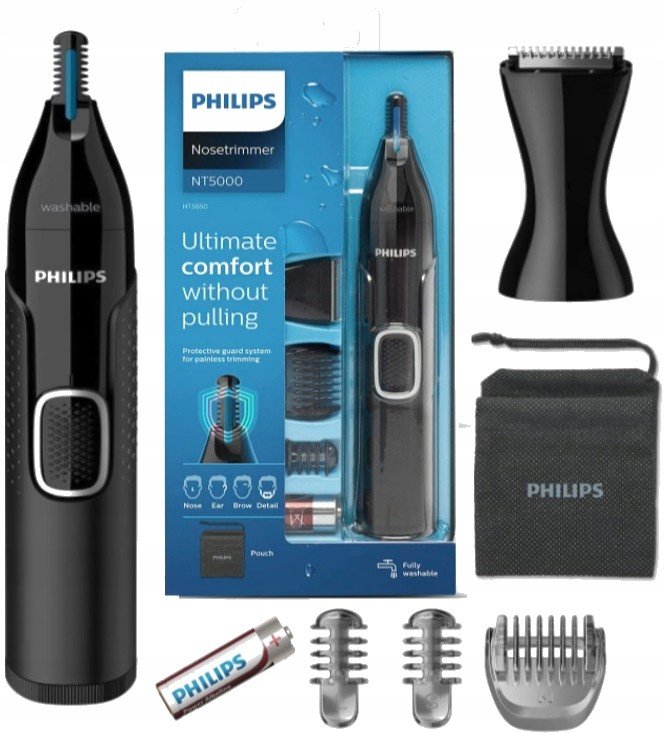 Zastřihovač Philips Do Uší Obočí Nosu Vousů+etui bonus