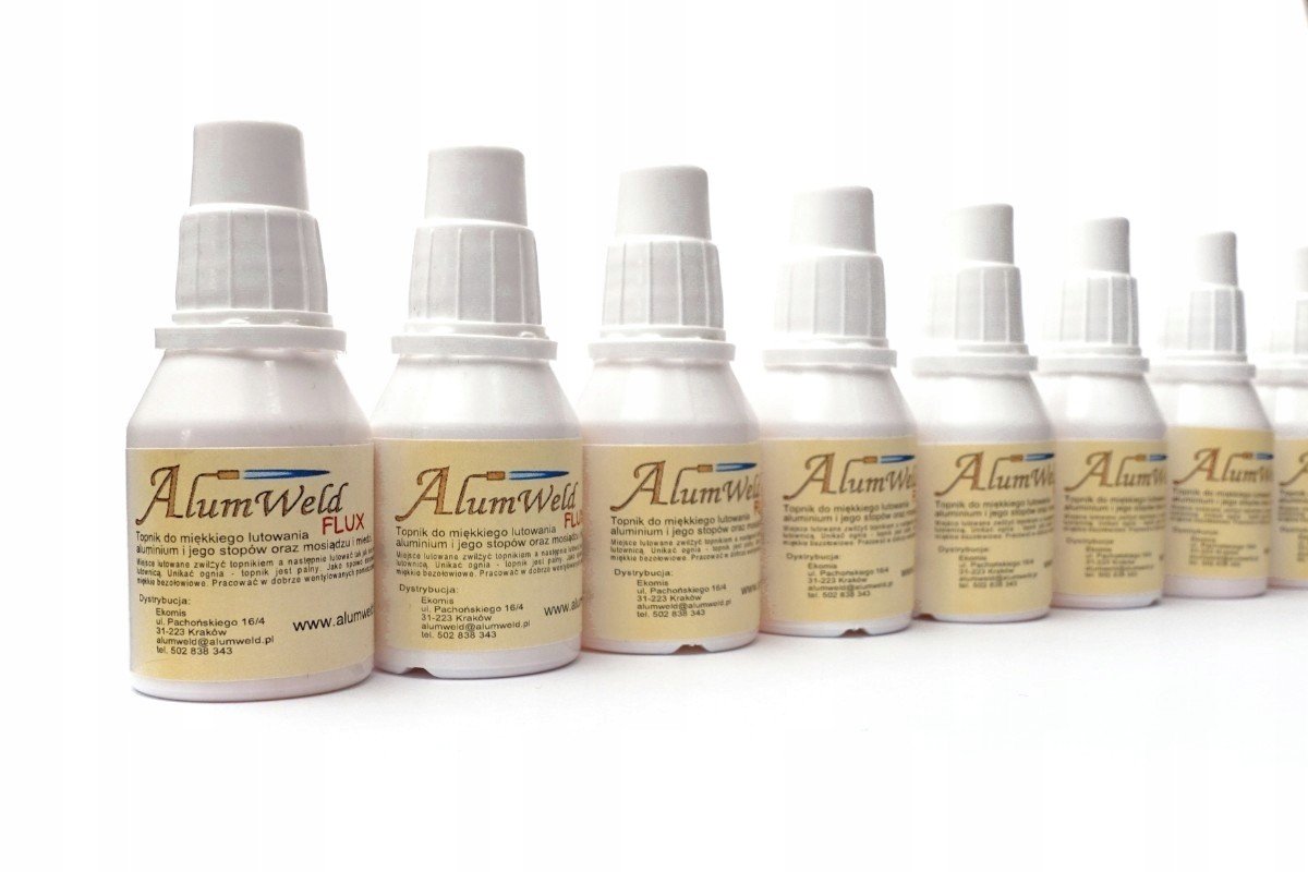 F01X 10x AlumWeld Flux 15 ml. Tavidlo pro hliník!