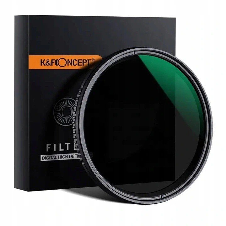 K&f šedý filtr nastavitelný (ND8-ND2000) 72mm