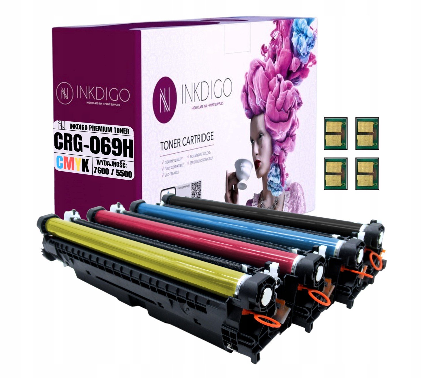 4x Toner do tiskárny Canon i-SENSYS Mf 752 Mf 754