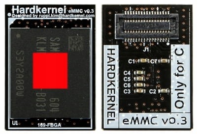 64GB modul eMMC linux černý Odroid-C0 C1 C2