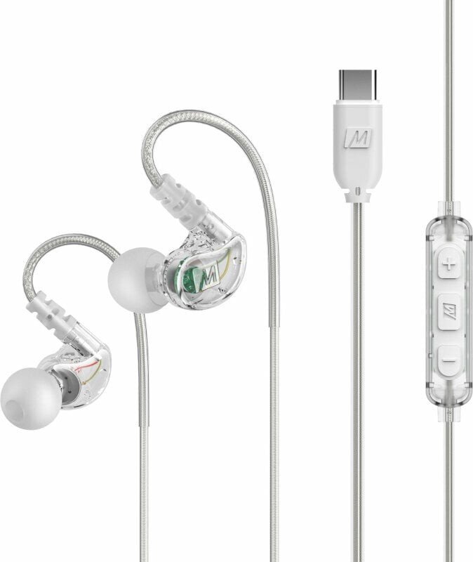 MEE audio M6 Sport USB-C Clear