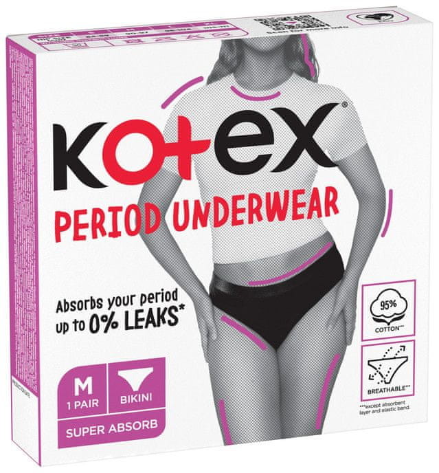 Kotex Period Underwear menstruační kalhotky vel. M