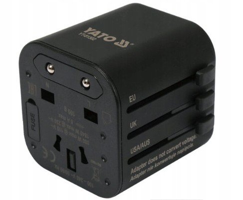 Univerzální Cestovní Adaptér Nabíječka Uk Eu Us Au