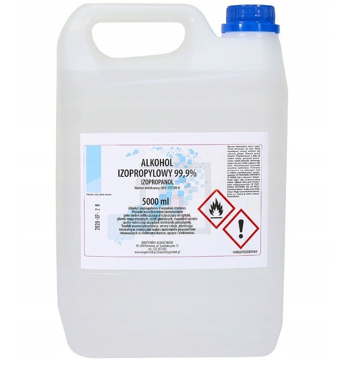 Isopropylalkohol 99,9% 5L Pro Odmašťování