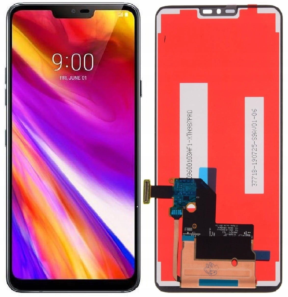 LCD displej pro Lg G7 ThinQ černý