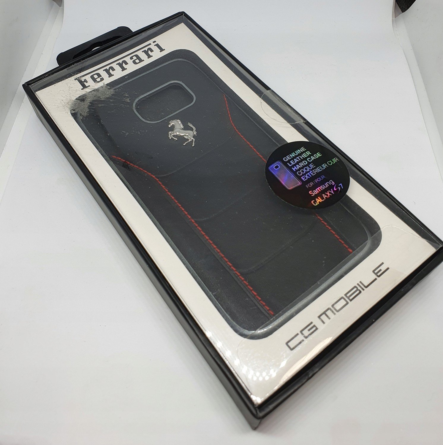 Zadní strana Ferrari Samsung S7 (G930) černá