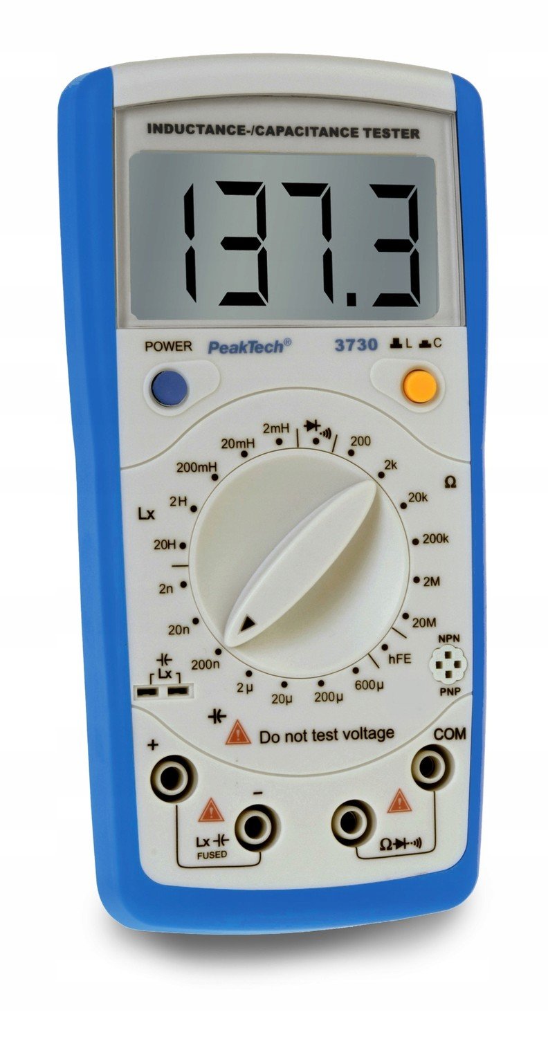 Tester indukčnosti a odporu PeakTech 3730