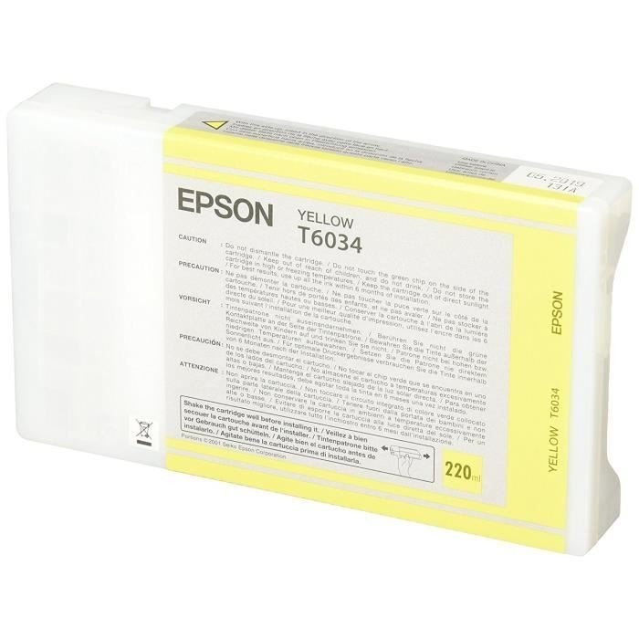 Tisk Epson T6034 žlutá C13T603400