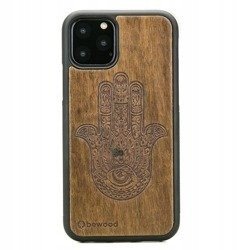 Dřevěné Pouzdro Pro Iphone 11 Pro Hamsa Imbuia Case