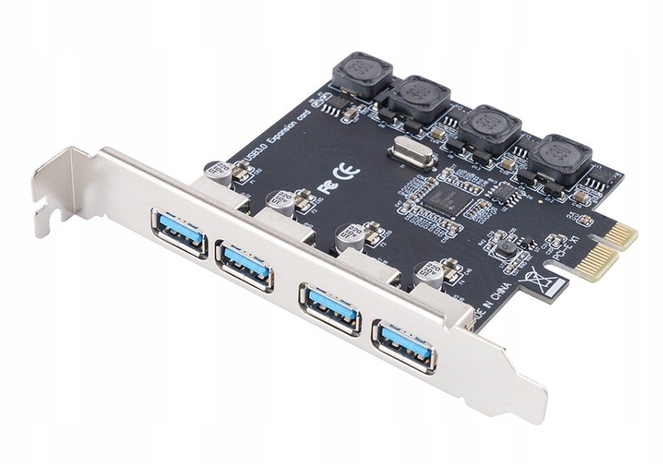 Rozšiřující karta řadič Orico 4 Pci-e USB3.0