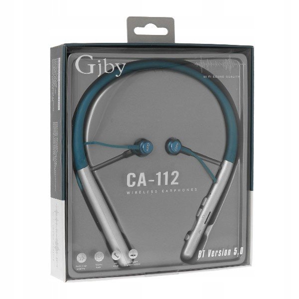 Sluchátka Gjby Bluetooth CA-112 modrá