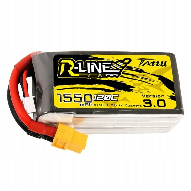 Baterie Tattu R-Line v3 1550mAh 14,8V 120C 4S1P