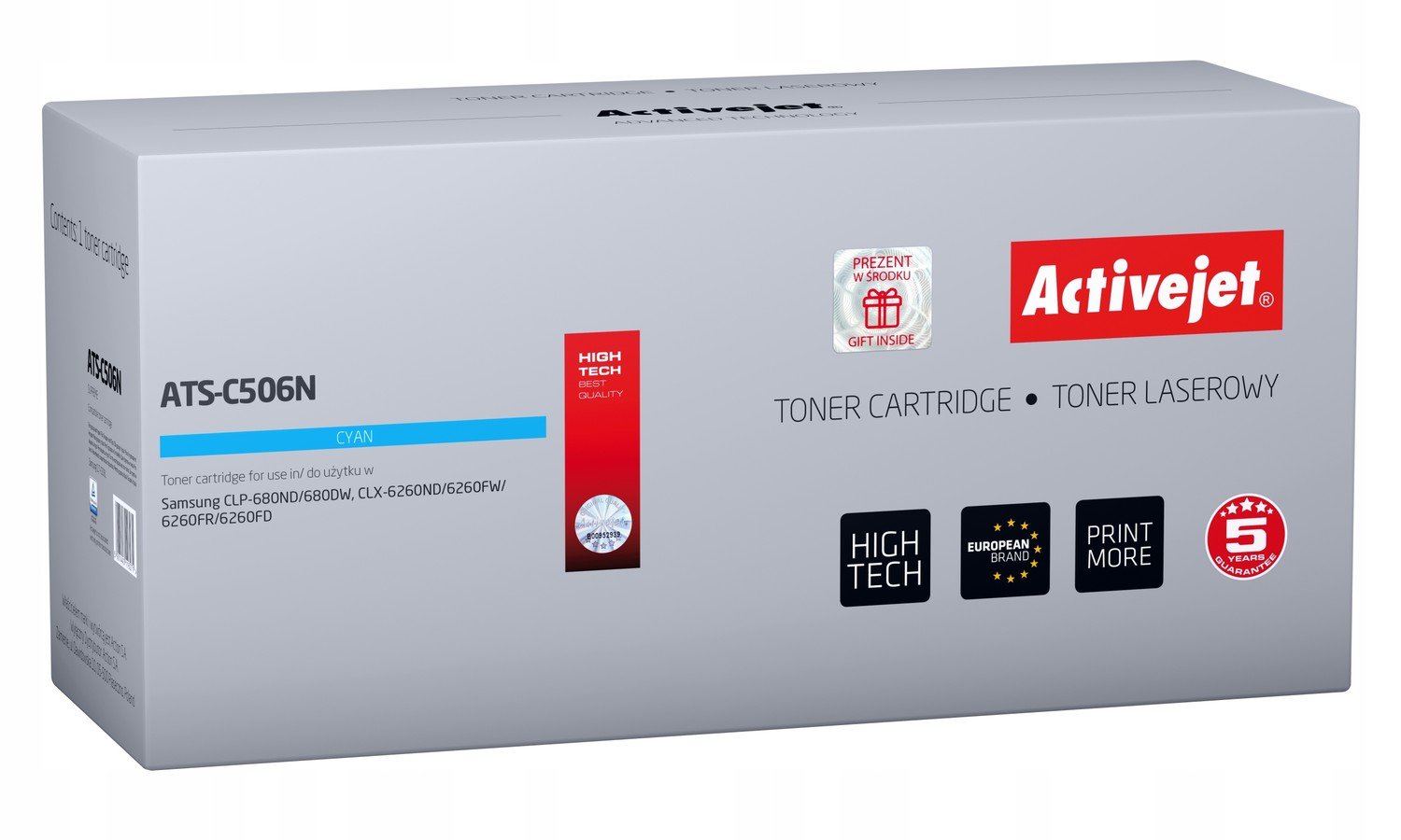 Toner ActiveJet ATS-C506N modrá (azurová)