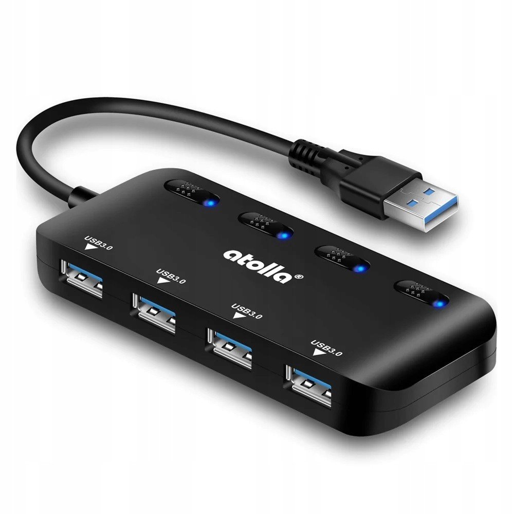 4 Port Usb 3.0 Ultra Slim Data Hub