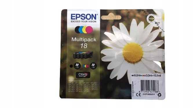 Tisk Epson C13T18064012 černá, červená