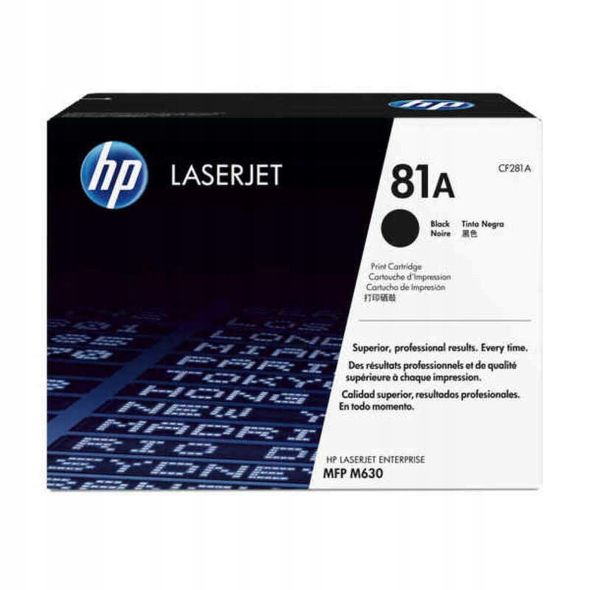 Originální toner Hp 81A Černý
