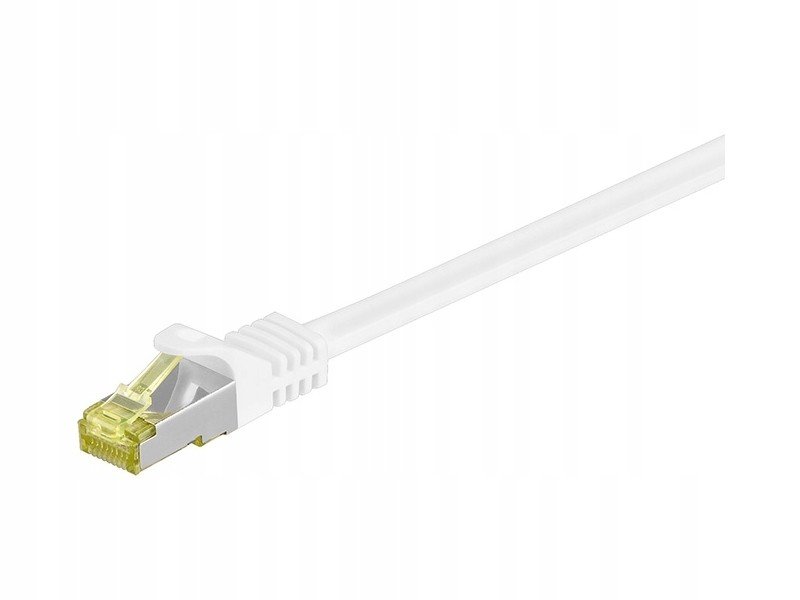 Patchcord kabel Cat 7 S/ftp Pimf 30m bílý