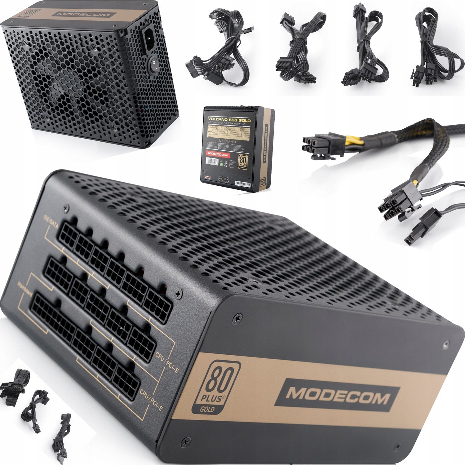 Napájení Modecom Volcano 650W 80+ Gold Modulární