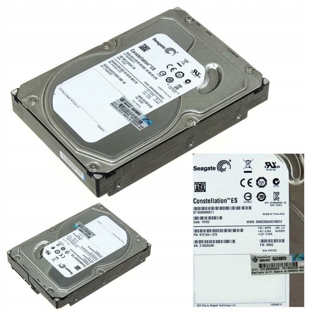 Hp 480942-001 1 Tb 7200RPM 3.5 658426-002 Sata