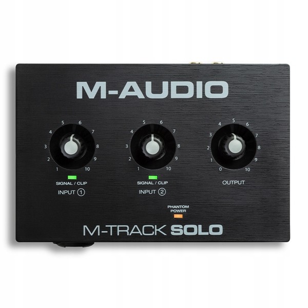 Levné audio rozhraní na Usb M-audio M-track Solo