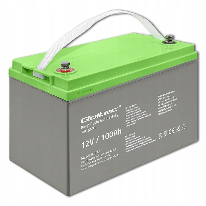 Gelová baterie Deep Cycle 12V 100Ah 30.5kg