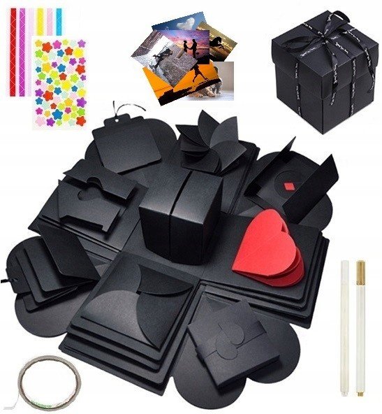 Box Dárek Exploding Box Diy Album Fotografie