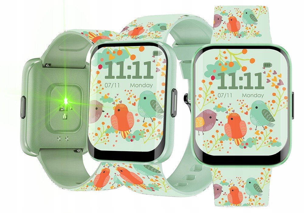 Chytré hodinky pro teenagery Bemi Omi zelené
