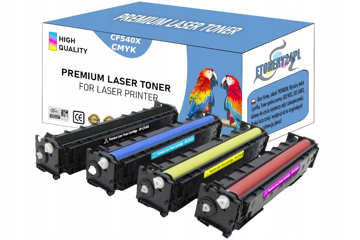 4X Toner Hp 203X CF540X M254NW M280NW M281FW XL